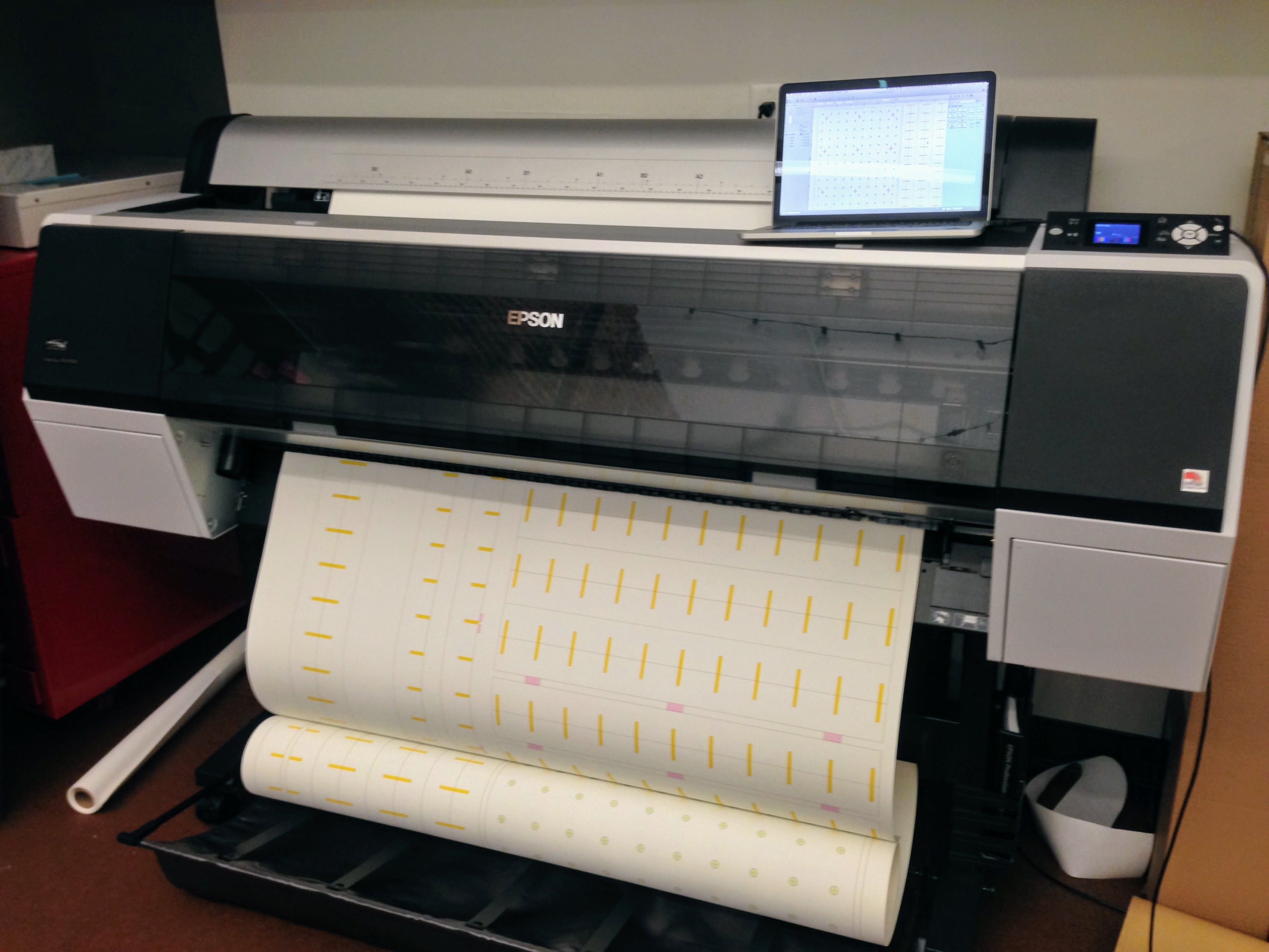 Printing template for LED board