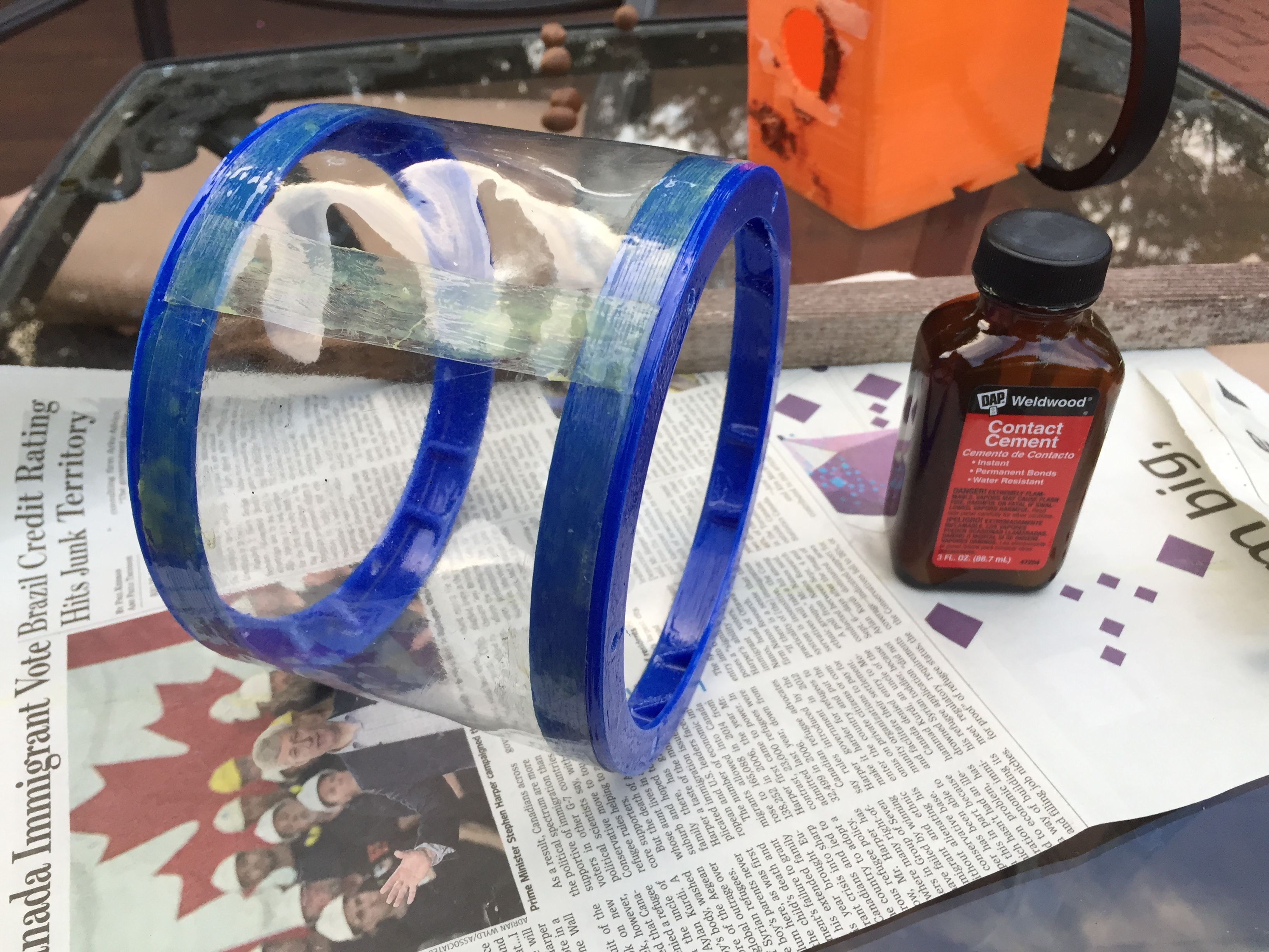 Hand sealing interface assembly