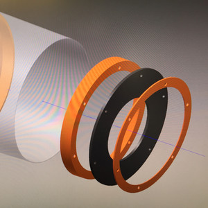 CAD concept of hand sealing interface.