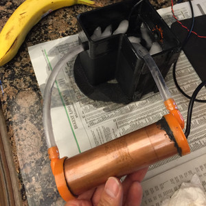 Testing the water pump circuit.