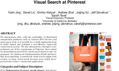 Pinterest Visual Search