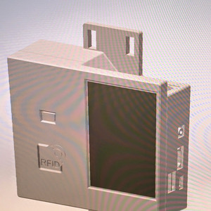 Modeling the enclosure in Autodesk Inventor.