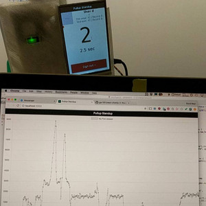 Proximity sensor reading log, used for calibrating thresholds.
